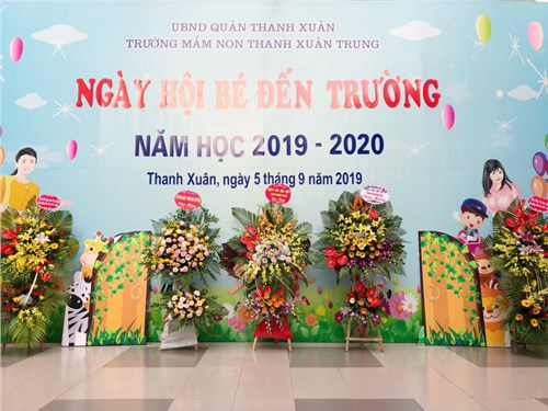 Trường MN Thanh Xuân Trung tổ chức  Ngày hội bé đến trường  năm học 2019 - 2020